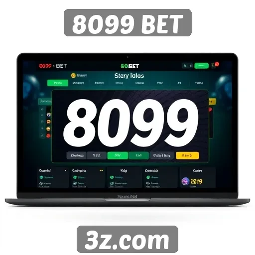 A interface do usuário no 8099 BET